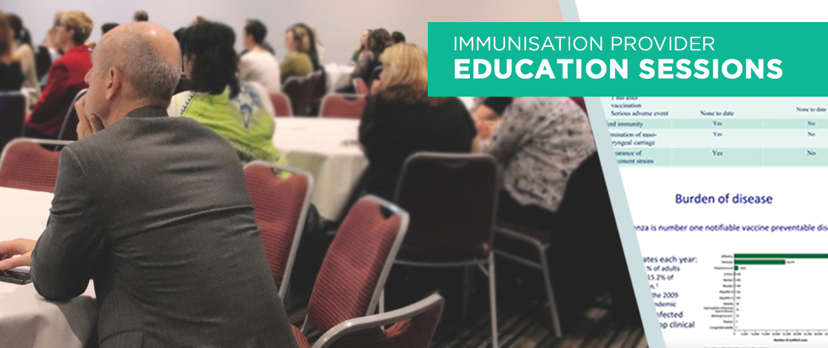 Immunisation Provider Education Sessions
